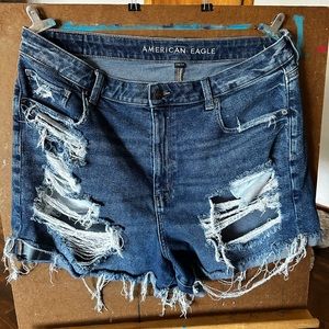 American Eagle Distressed Denim Shorts